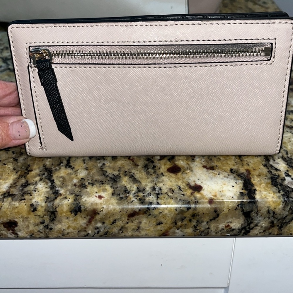 EUC Authentic Kate Spade Large Cameron Color Block Handbag and Wallet. 12X15 - Picture 10 of 11